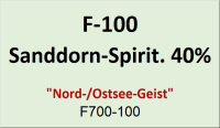 Flasche Flachmann 100ml Sanddorn Spirituose
