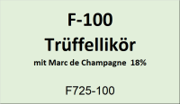 Flasche Flachmann 100ml Trüffel