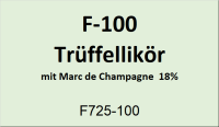 Flasche Flachmann 100ml Tr&uuml;ffel