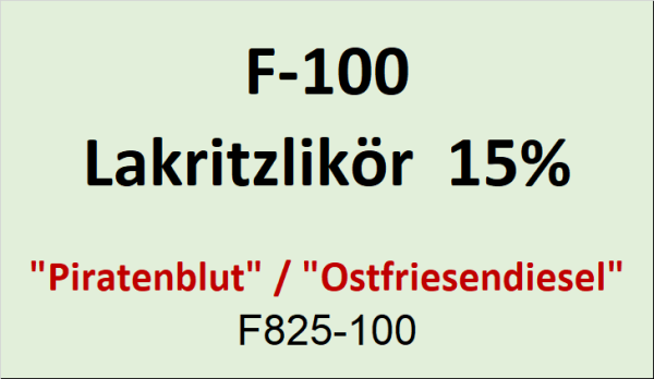 Flasche Flachmann 100ml Lakritzlik&ouml;r