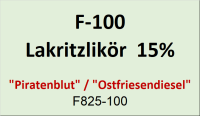 Flasche Flachmann 100ml Lakritzlik&ouml;r