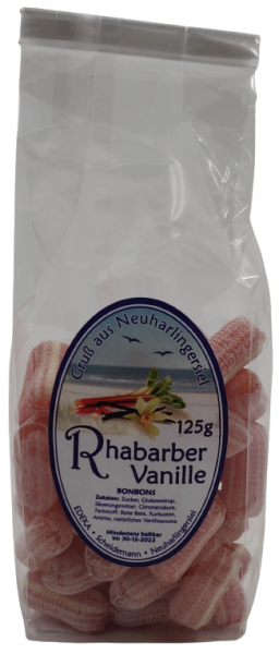 Rhabarber Vanille 125g