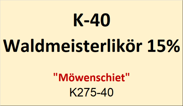 Flasche Kropfhals 40ml Waldmeister