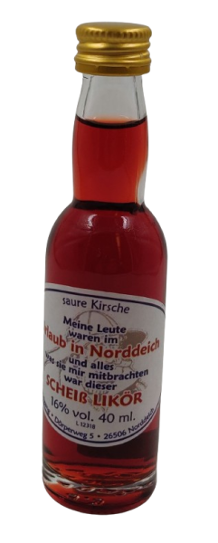 Flasche Kropfhals 40ml saure Kirsche