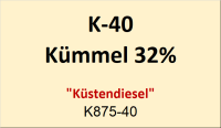 Flasche Kropfhals 40ml K&uuml;mmel