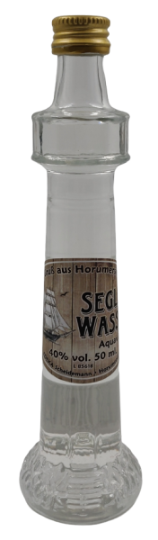 Flasche Leuchtt. 50ml Aquavit 40%