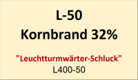 Flasche Leuchtt. 50ml Korbrand 32%