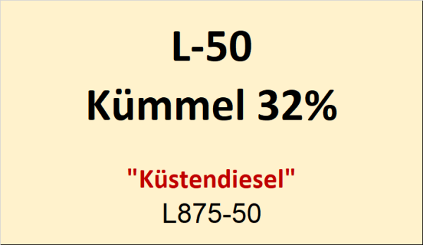 Flasche Leuchtt. 50ml K&uuml;mmel
