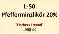 Flasche Leuchtt. 50ml Pfefferminz