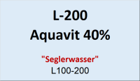 Flasche Leuchtt. 200ml Aquavit 40%