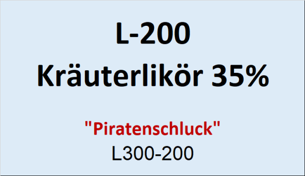 Flasche Leuchtt. 200ml Kr&auml;uterlik&ouml;r 35%