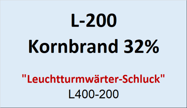 Flasche Leuchtt. 200ml Korbrand 32%