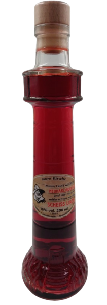 Flasche Leuchtt. 200ml saure Kirsche 16%