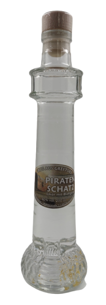 Flasche Leuchtt. 200ml Goldwasser 40%