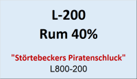 Flasche Leuchtt. 200ml Rum