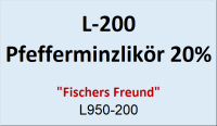 Flasche Leuchtt. 200ml Pfefferminz