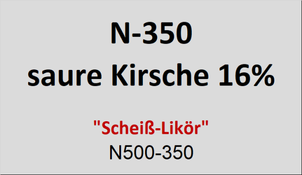 Flasche Napoleon 350ml saure Kirsche