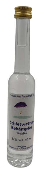 Flasche Platina 40ml Wodka 37%