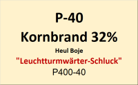Flasche Platina 40ml Korn
