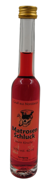 Flasche Platina 40ml saure Kirsche 16%