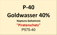 Flasche Platina 40ml Goldwasser 40ml%