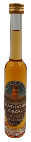 Flasche Platina 40ml Sanddorn Grog