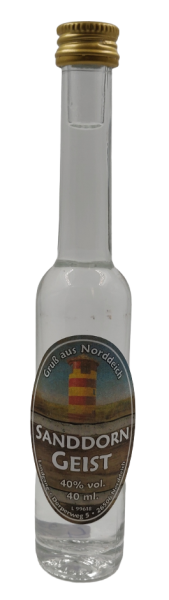 Flasche Platina 40ml Sanddorn Spirituose