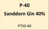 Flasche Platina 40ml Sanddorn Gin