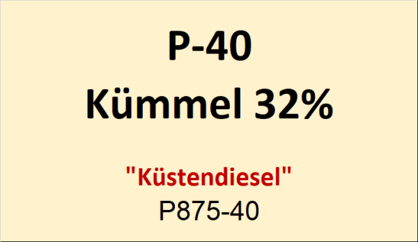 Flasche Platina 40ml K&uuml;mmel