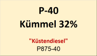 Flasche Platina 40ml K&uuml;mmel