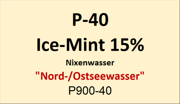 Flasche Platina 40ml Ice-Mint-Lik&ouml;r
