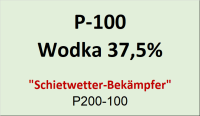Flasche Platina 100ml Wodka 37%