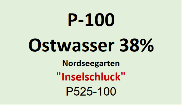 Flasche Platina 100ml Obstwasser 38%