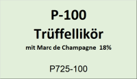 Flasche Platina 100ml Tr&uuml;ffellik&ouml;r 18% vol.