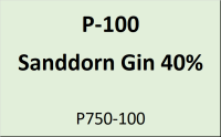 Flasche Platina 100ml Sanddorn Gin