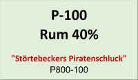Flasche Platina 100ml Rum