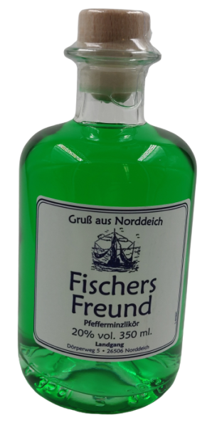 Flasche Apotheker 350ml Pfeffermitzlik&ouml;r 20%