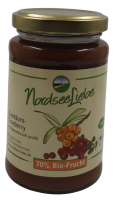 Bio-Fruchtaufstrich Sanddorn-Cranberry 70%