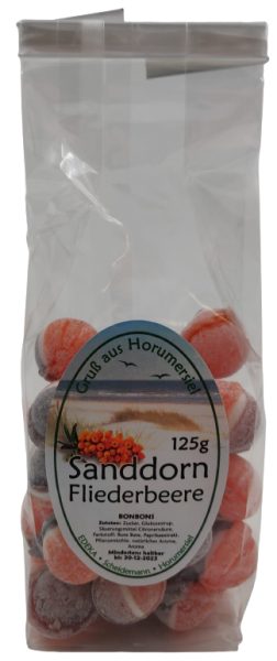 Sanddorn Fliederbeere 125g