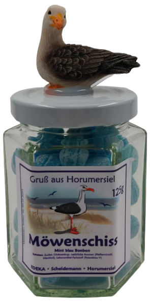 Glas M&ouml;wenschiss 125g + M&ouml;we