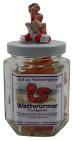 Glas Wattwürmer FruGu 100g + Wattwurm