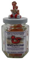 Glas Wattw&uuml;rmer FruGu 100g + Wattwurm